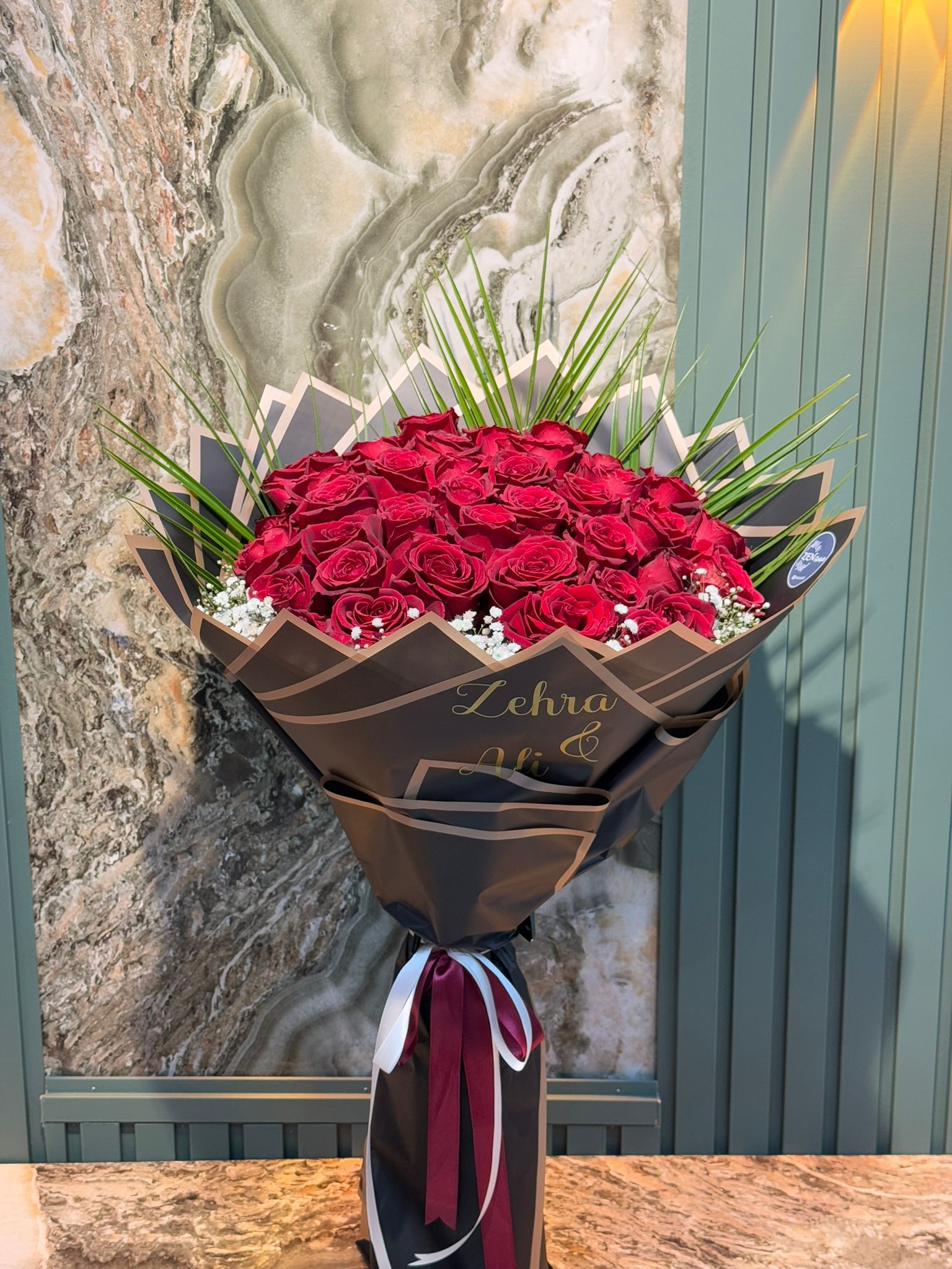 41 Canlı Gül Buketi