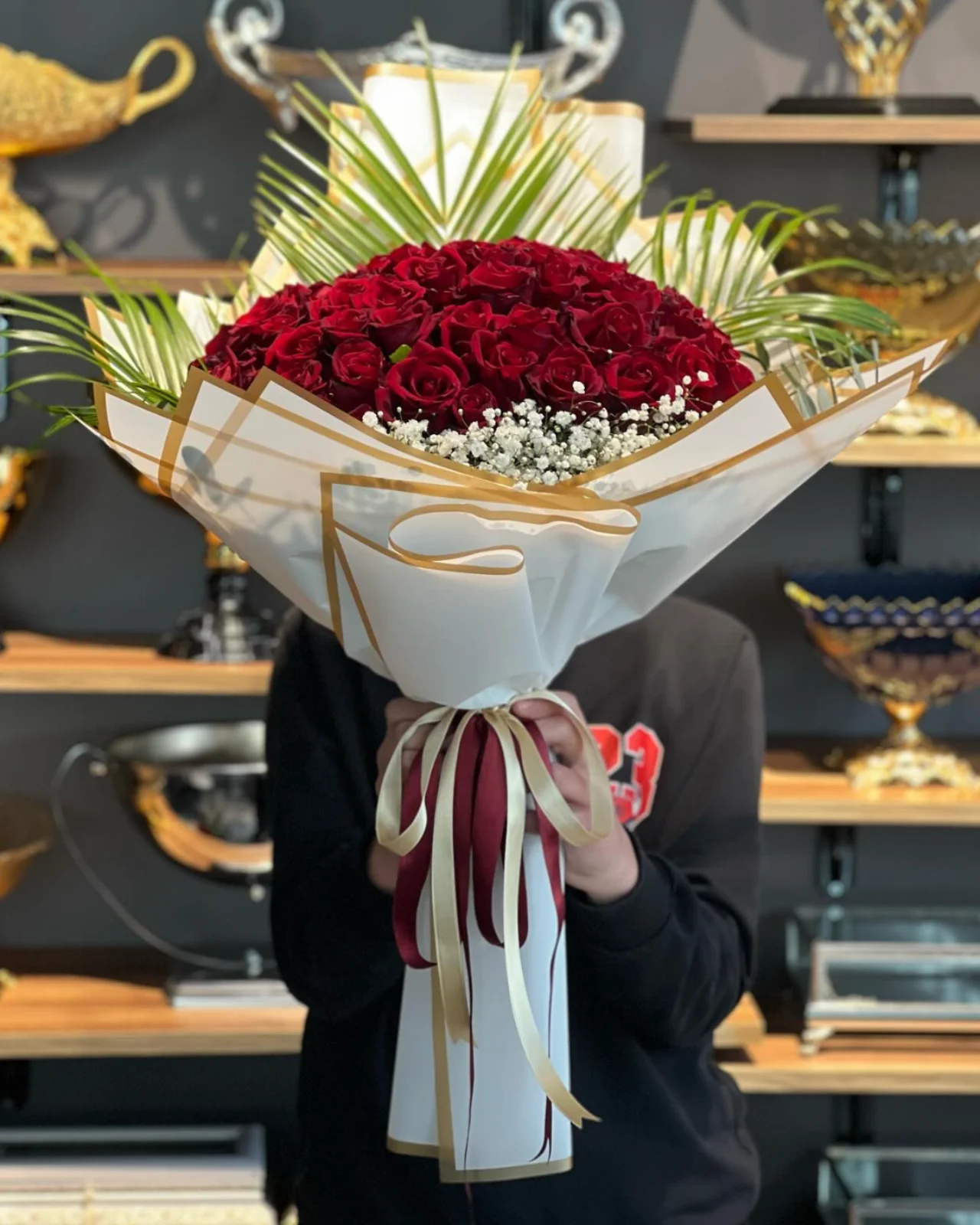 41 Canlı Gül Buketi