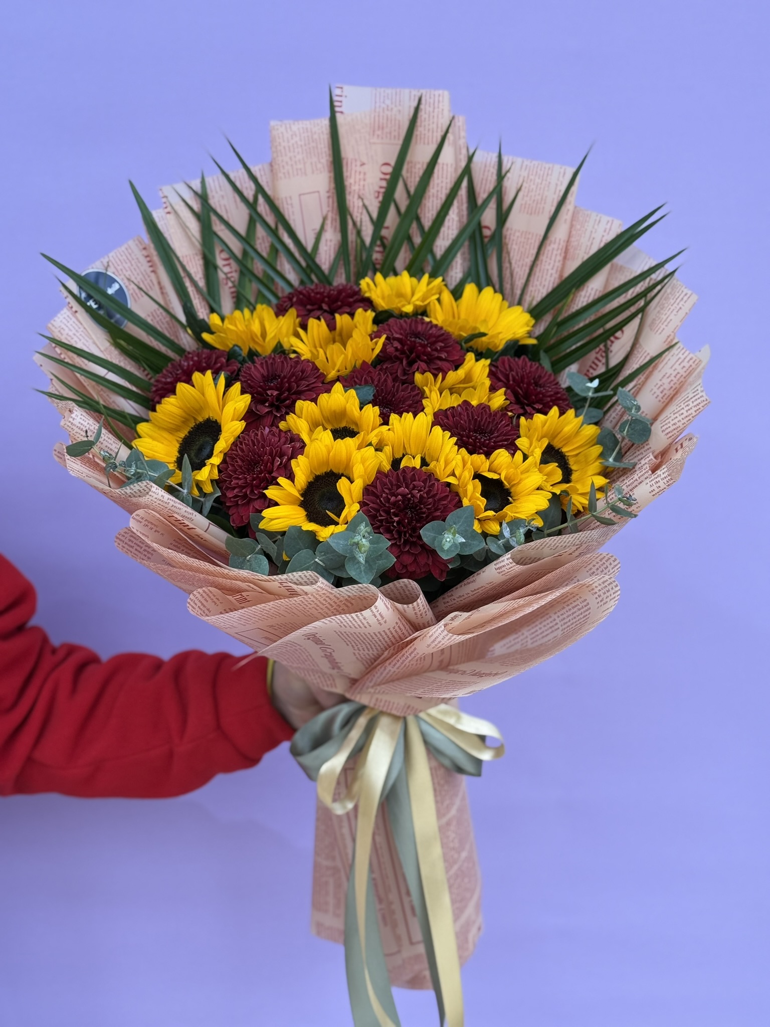 Anastasya ve Ayçiçeği Buketi