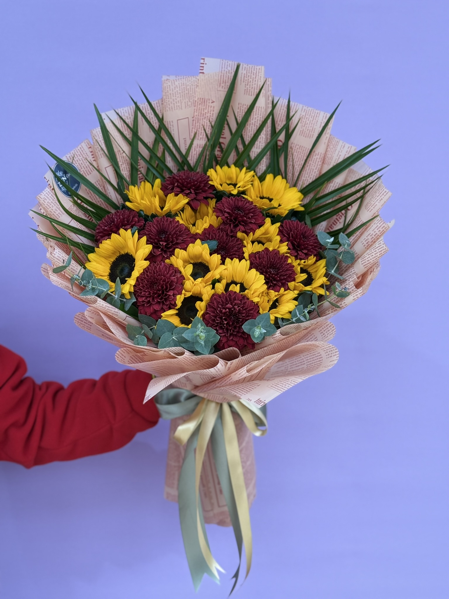 Anastasya ve Ayçiçeği Buketi