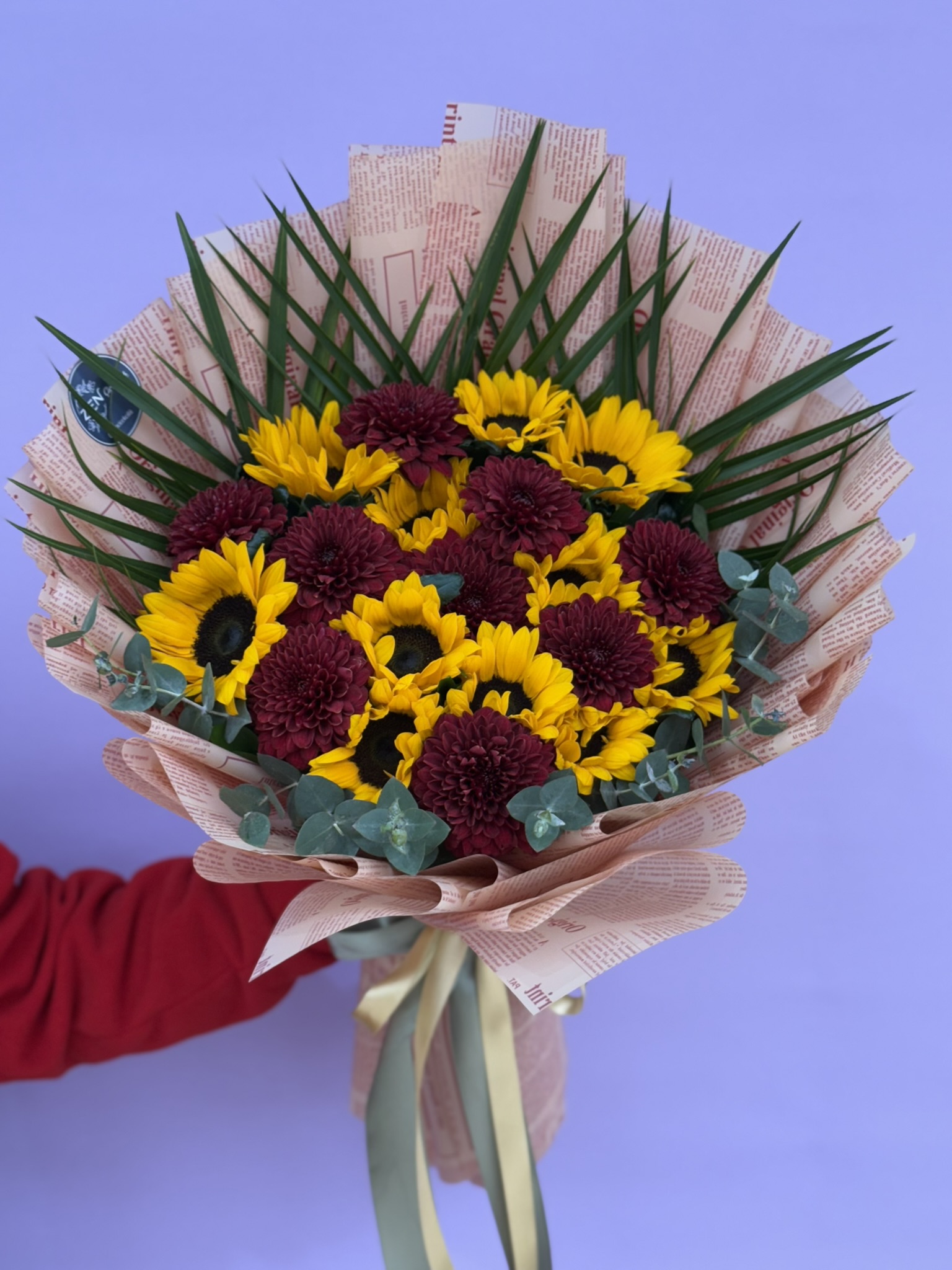 Anastasya ve Ayçiçeği Buketi