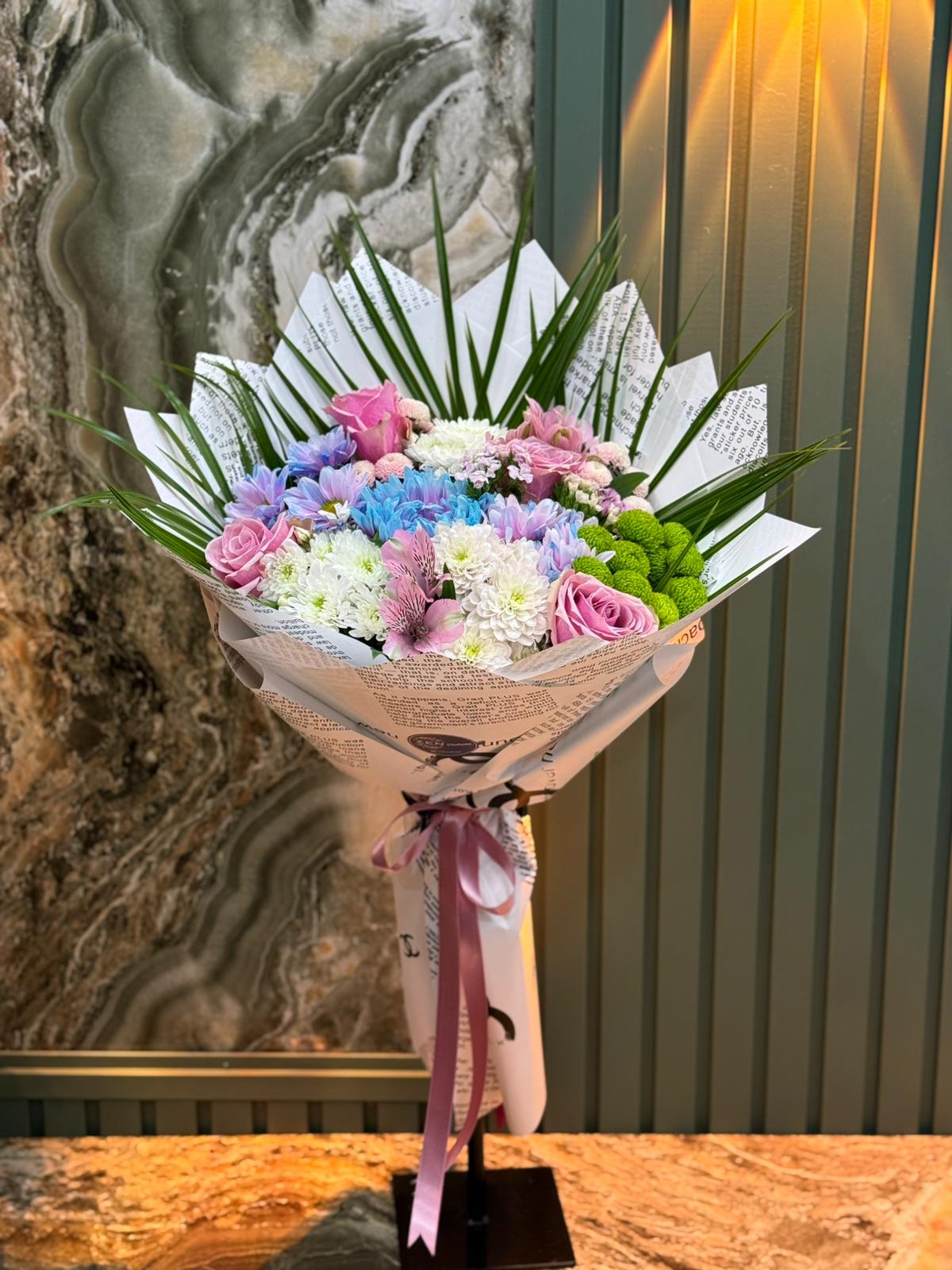 Karışık İthal Canlı Buket