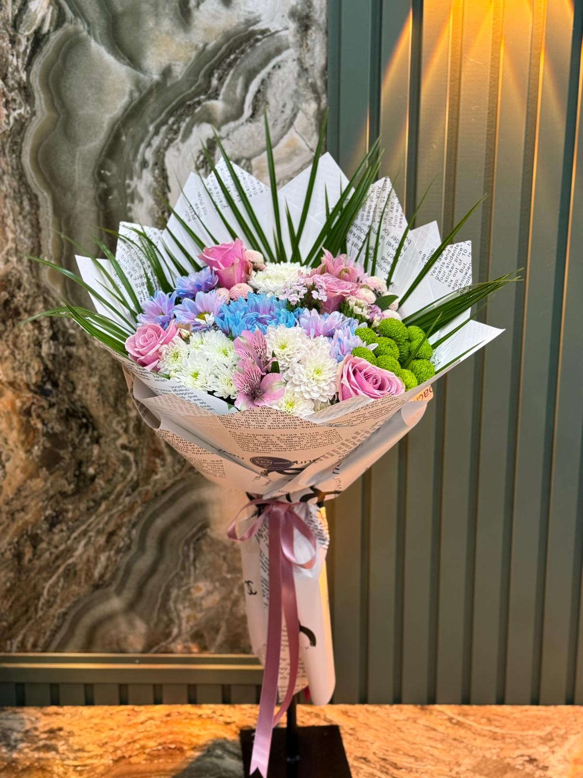 Karışık İthal Canlı Buket