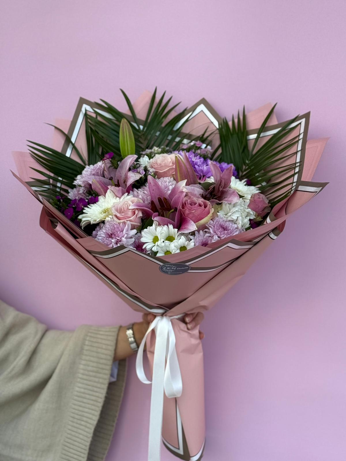 Karışık İthal Canlı Buket