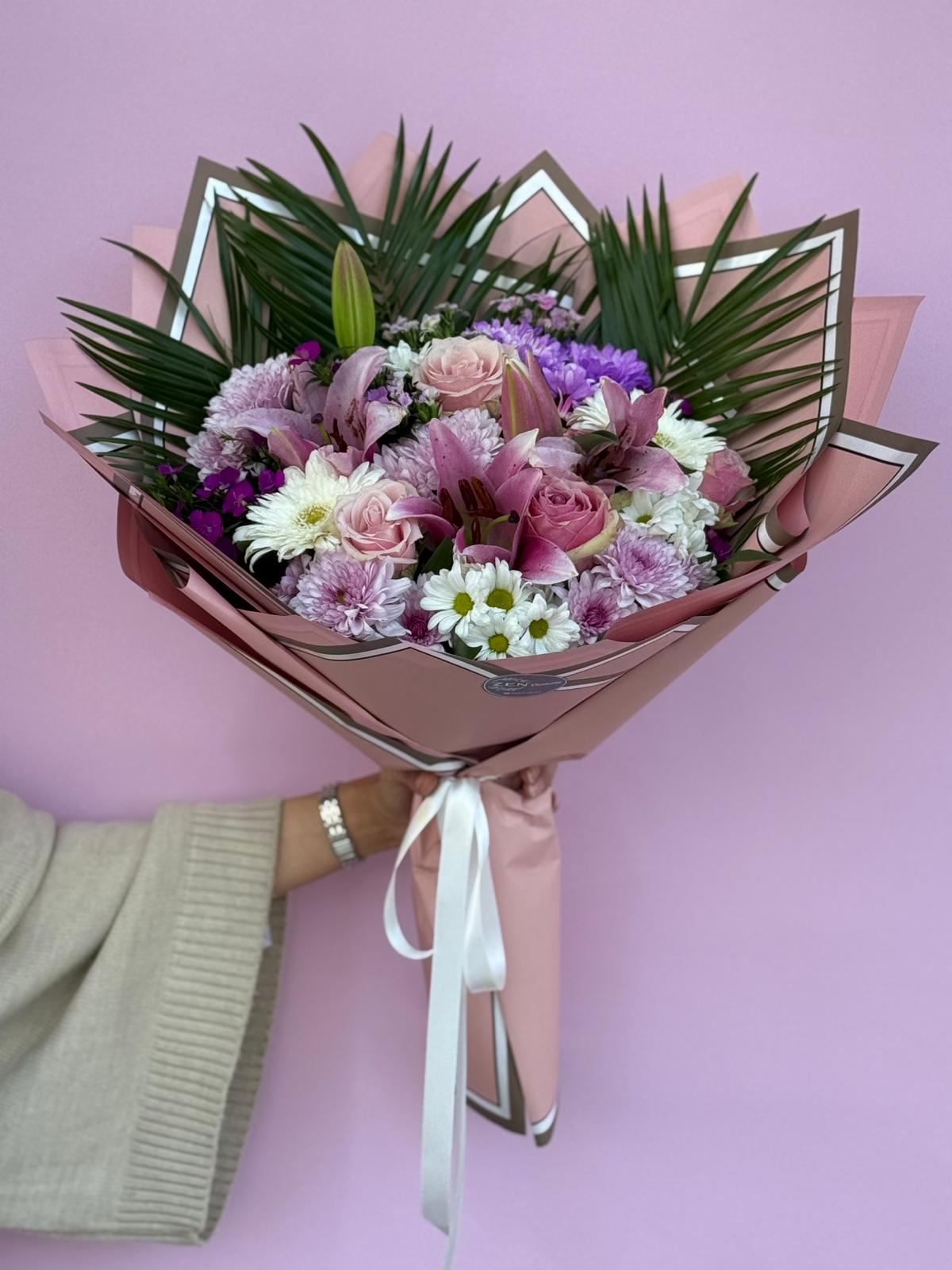 Karışık İthal Canlı Buket