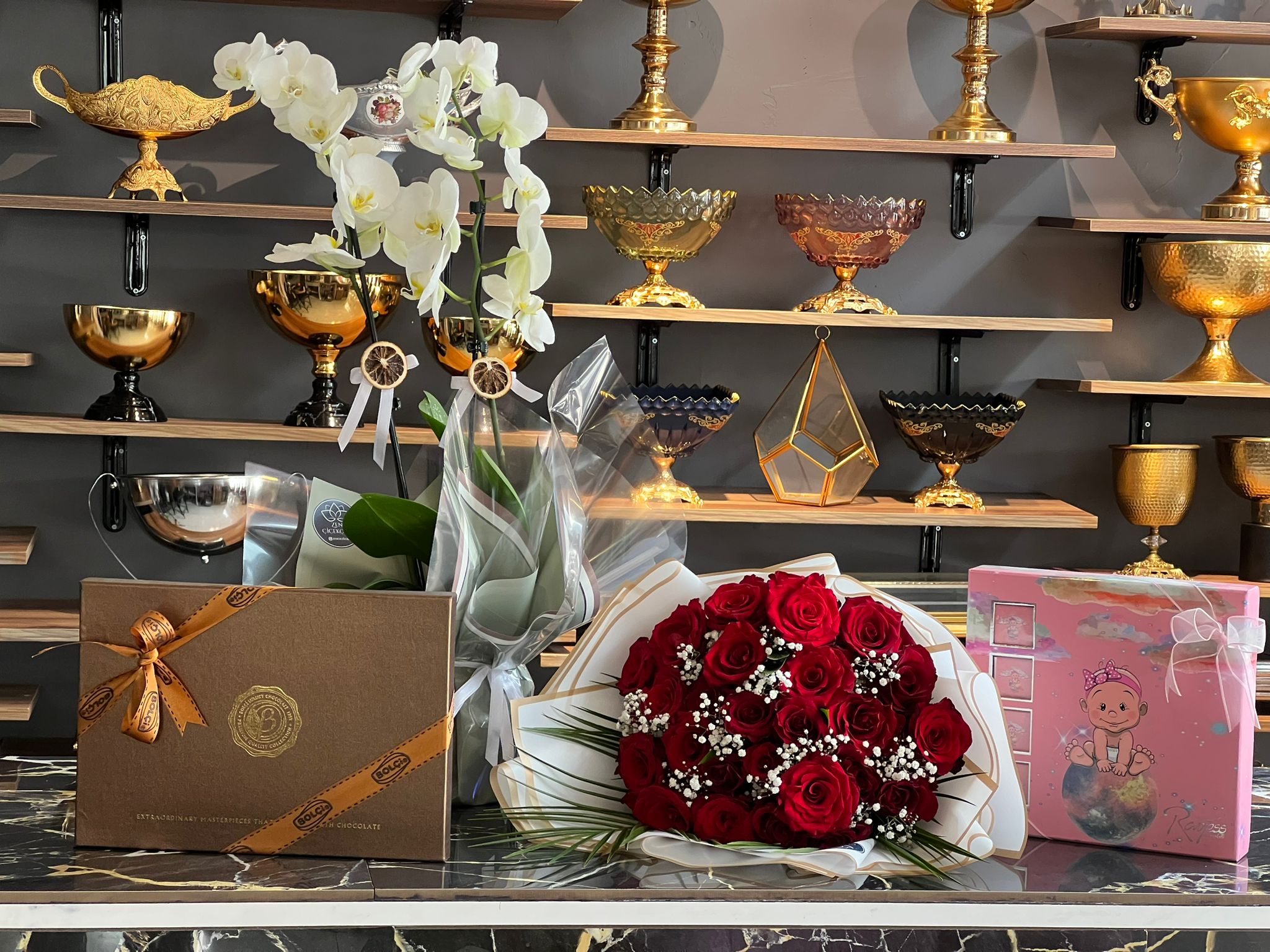 Yeni doğan Bebek ve Anne Aranjman Set