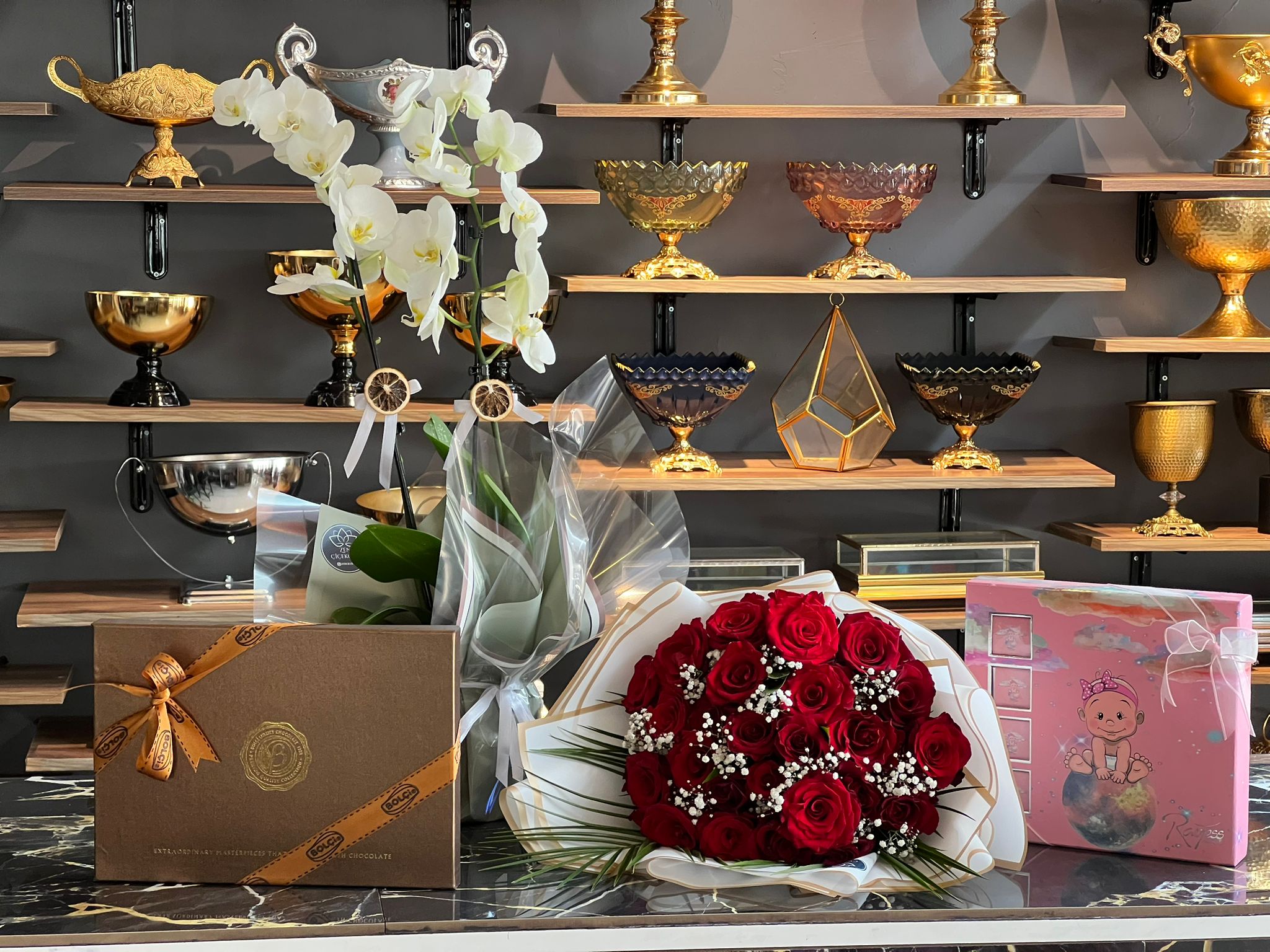 Yeni doğan Bebek ve Anne Aranjman Set