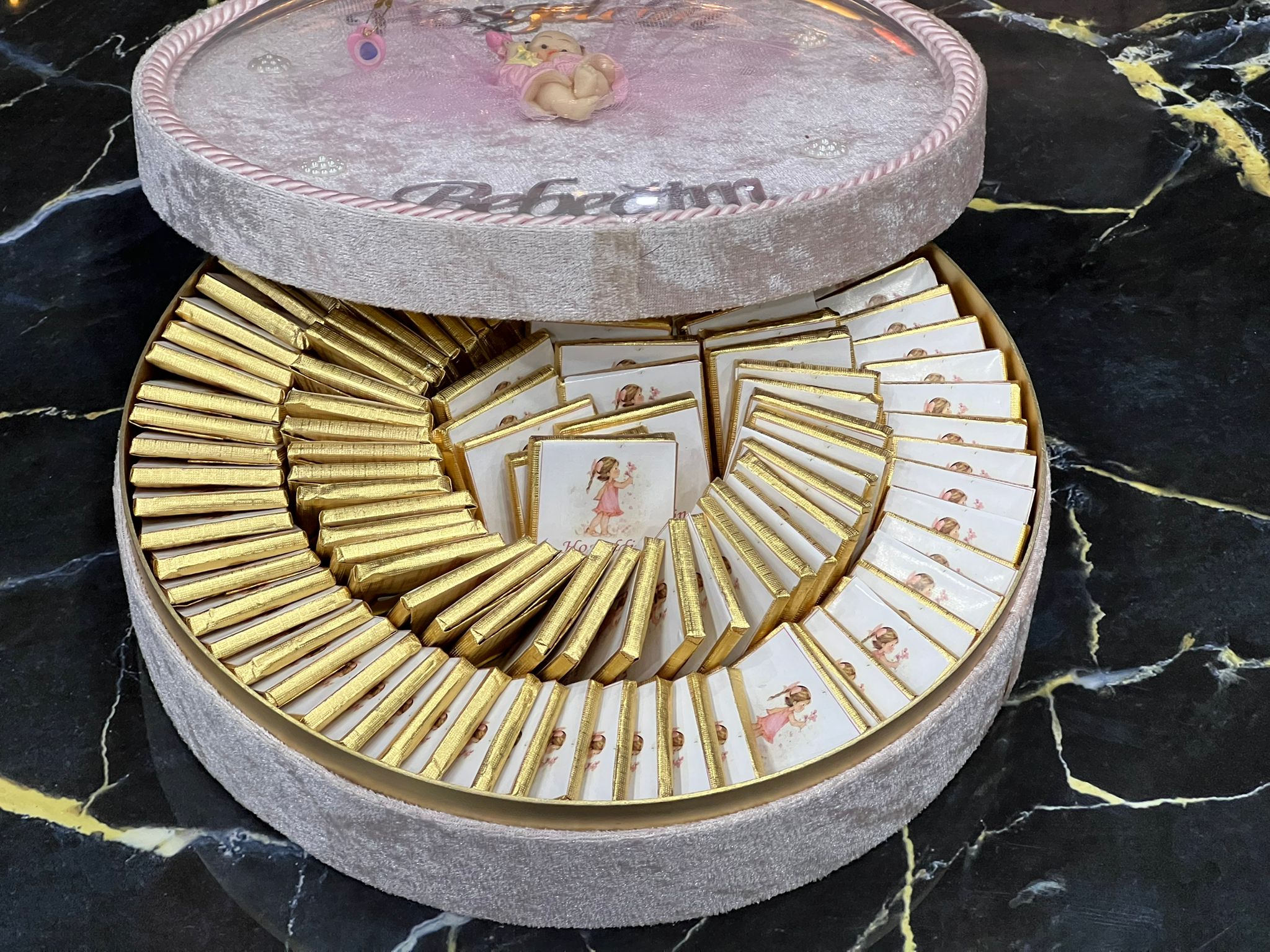 Kız Bebek Çikolata Kutusu