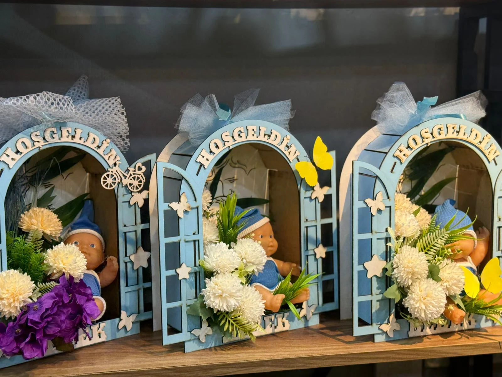 Erkek bebek Ahşap Kutu