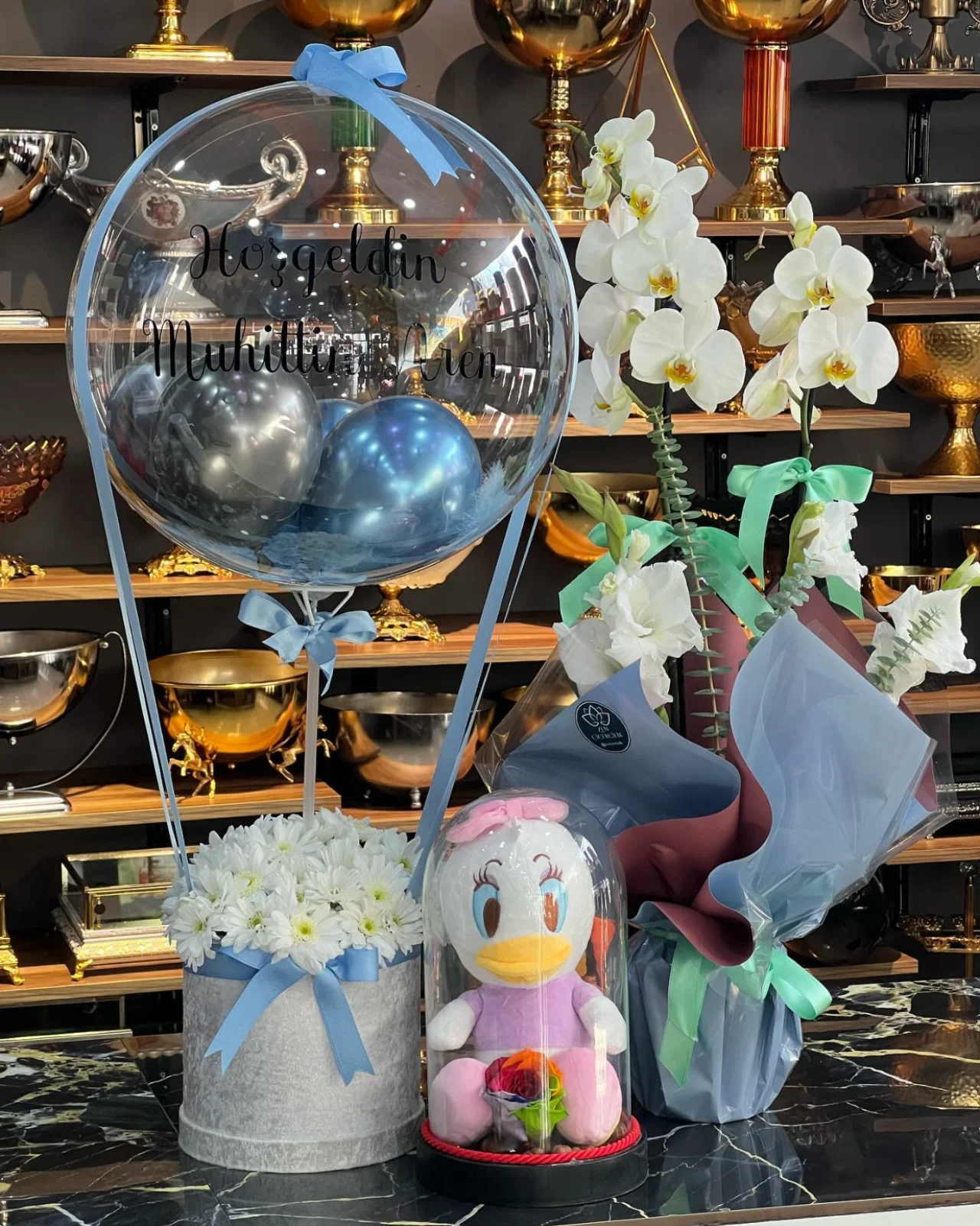 Yeni doğan Bebek ve Anne Aranjman Set